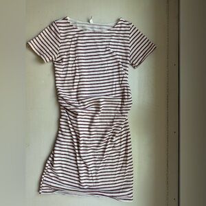 PinkBlush Maternity Striped Dress